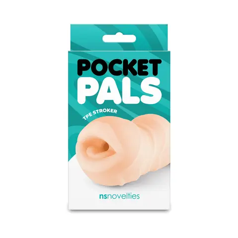 Pocket Pals Mouth Stroker in Beige