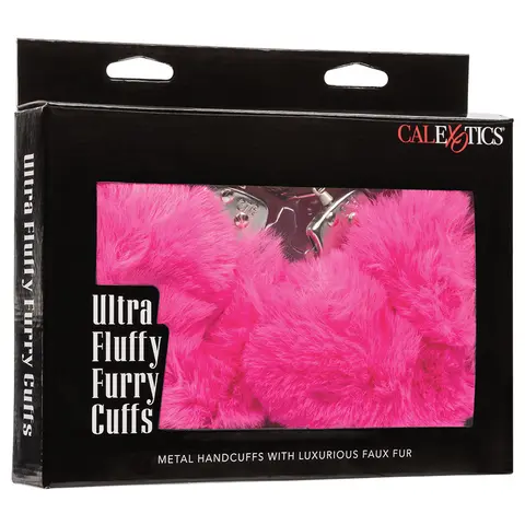 Ultra Fluffy Furry Cuffs in Pink