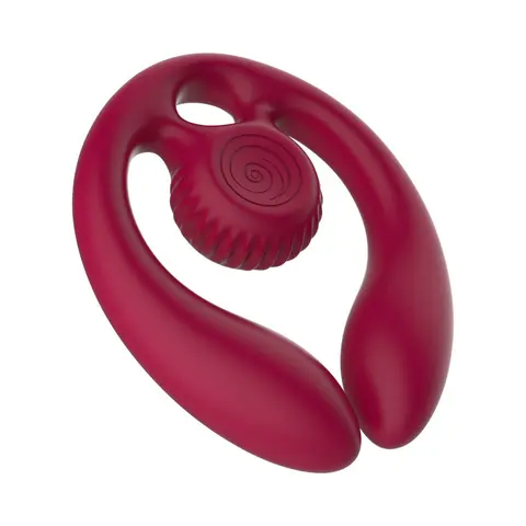 SVibe Snail GIZI Duo Couples Stimulator in Burgundy