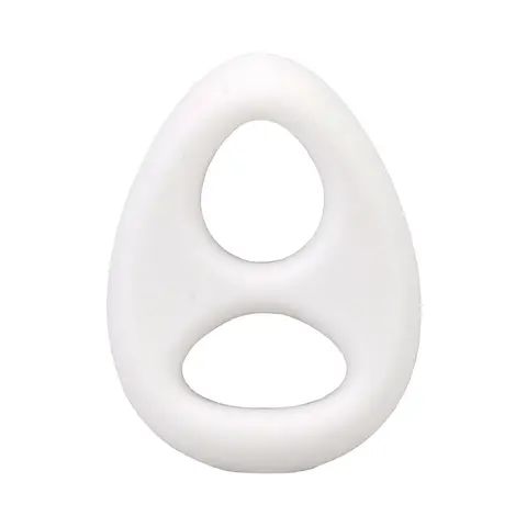 Rock Solid The Code Silicone C-Ring with Bandana White/Black