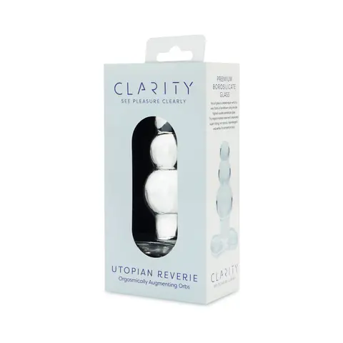 Clarity Utopian Reverie Glass Dildo