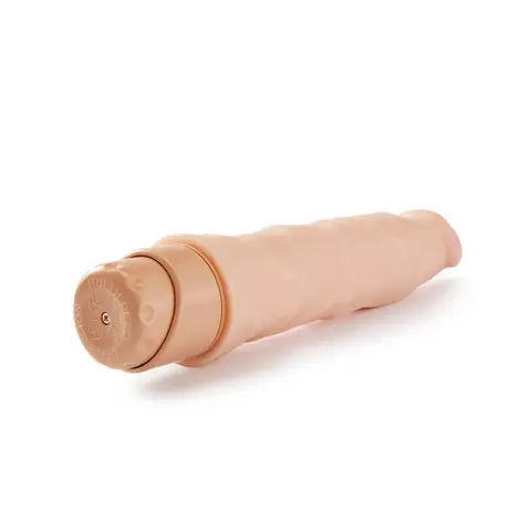 Dr. Skin Cock Vibe 1 Realistic 9 in. Vibrating Dildo in Beige
