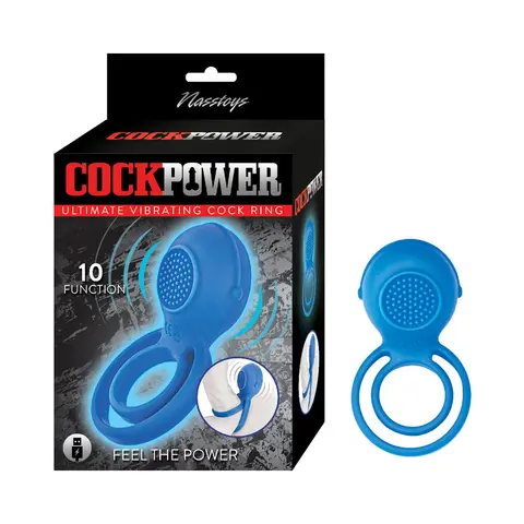 Cockpower Ultimate Vibrating Cockring in Blue