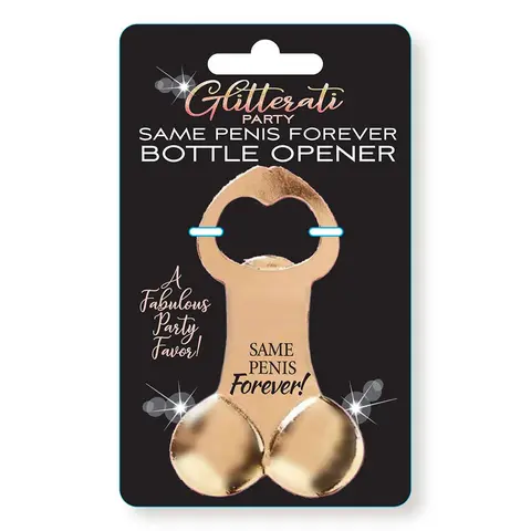 Glitterati Party Same Penis Forever Bottle Opener