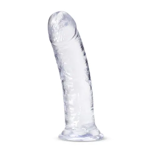 B Yours Plus Roar n' Ride 8 in. Dildo in Clear