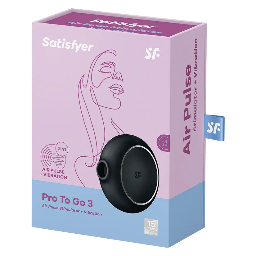 Satisfyer Pro To Go 3 in Black