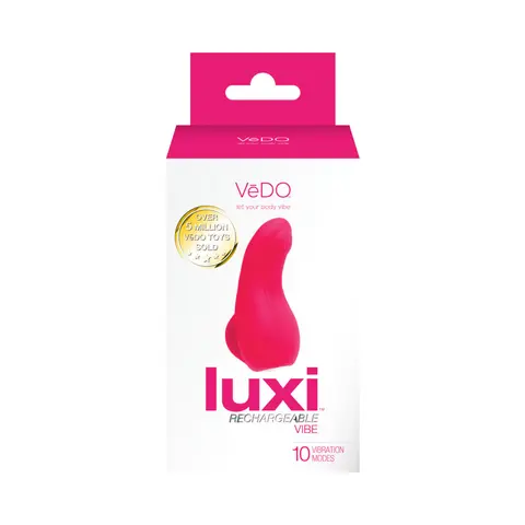 VeDO Luxi Rechargeable Clitoral Finger Vibe in Pink