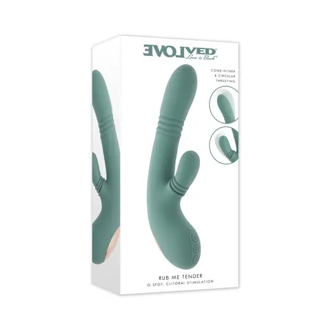 Evolved Rub Me Tender G-Spot Gyration & Thrusting Mint