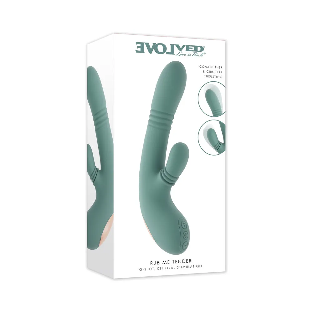 Evolved Rub Me Tender G-Spot Gyration & Thrusting Mint