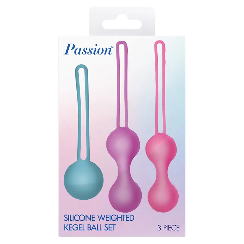 Passion Silicone Weighted Kegel Ball Set
