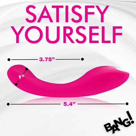 BANG! G-Spot Silicone Vibrator in Pink