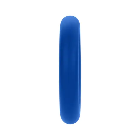 Forto F-61 3-Piece Silicone Cockring Set in Blue