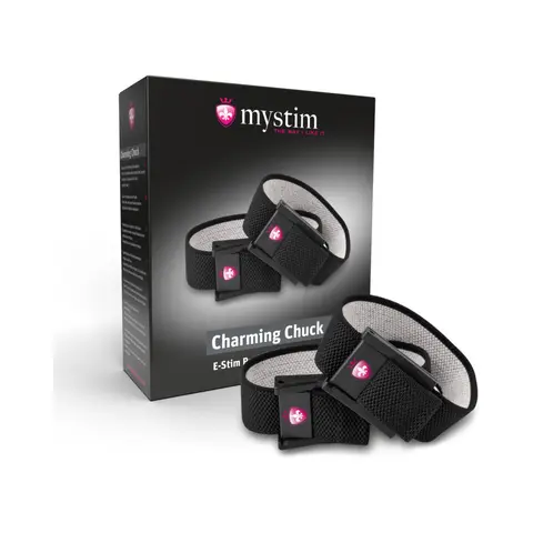 Mystim Charming Chuck 2-Piece Strap Set with 2mm Adapter