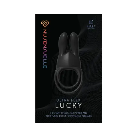 Nu Sensuelle Lucky Rabbit Ring Black