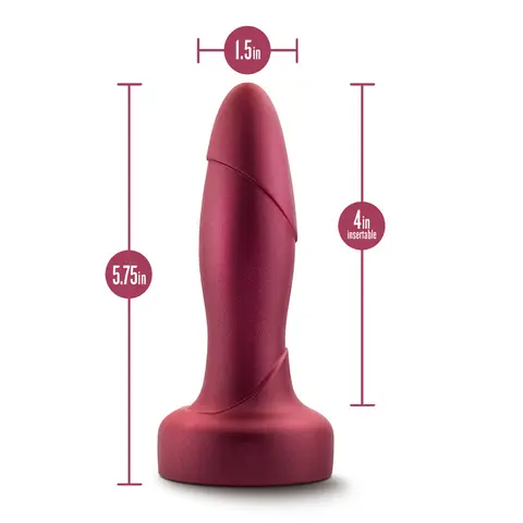 Anal Adventures Matrix Atomic Plug with Remote Martian Wine
