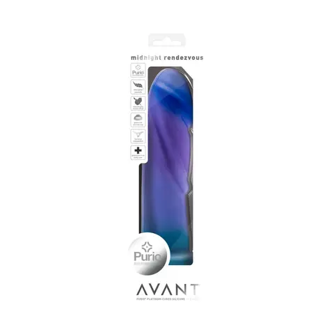 Avant Midnight Rendezvous 7.5 in. Dildo Ocean Blue