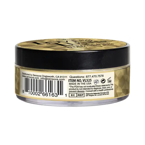 Sensuva Love & Luster Kissable Diamond Dust 2 oz. Jar in Gold