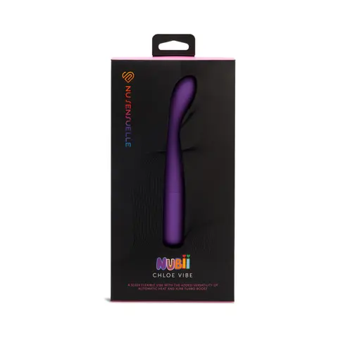 Nu Sensuelle Chloe Nubii Warming Slim G with Turbo Boost and Heat in Purple