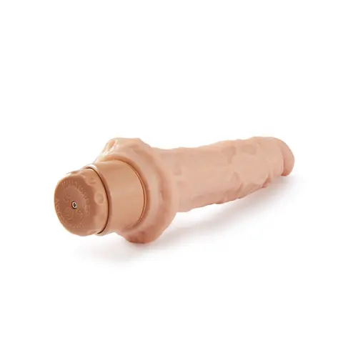 Dr. Skin Cock Vibe 8 Realistic 9.75 in. Vibrating Dildo in Beige
