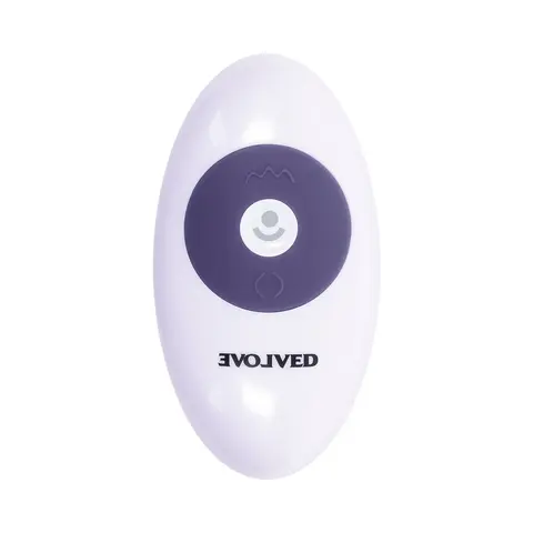 Evolved Pleasure Rider Rechargeable Dildo with Remote Silicone Purple
