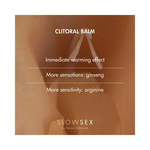 Bijoux Indiscrets Slow Sex Clitoral Balm 0.34 oz.