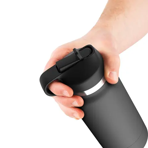 PDX Plus Fuck Flask Secret Delight Discreet Stroker Grey Bottle in Light