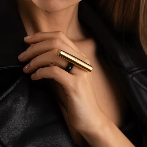 Crave Tease Collection (Necklace + Ring) in Gold