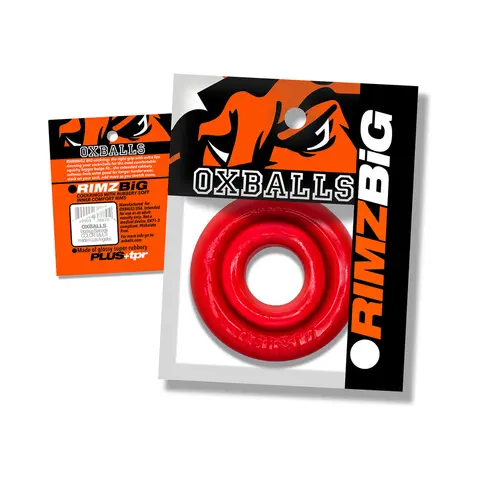Oxballs Rimz Big Single Ring in Red