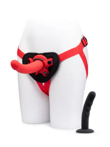 3 piece strap-on harness set