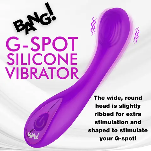 BANG! G-Spot Silicone Vibrator in Purple