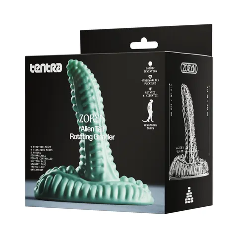 Tentra Zoryn Alien Tail Rotating Grinder Green