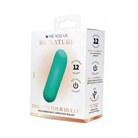 Me You Us Signature The Contour Bullet in Teal