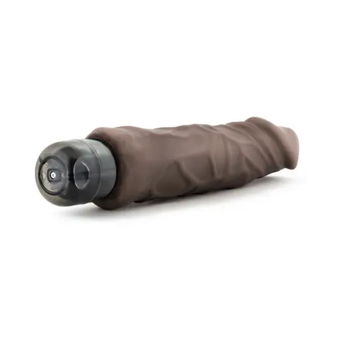 Au Naturel Home Wrecker 9.5 in. Dual Density Vibrating Dildo in Brown