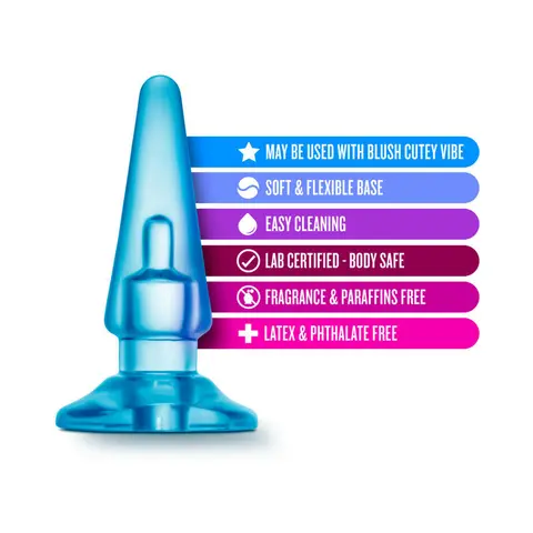 B Yours Basic Anal Plug in Blue