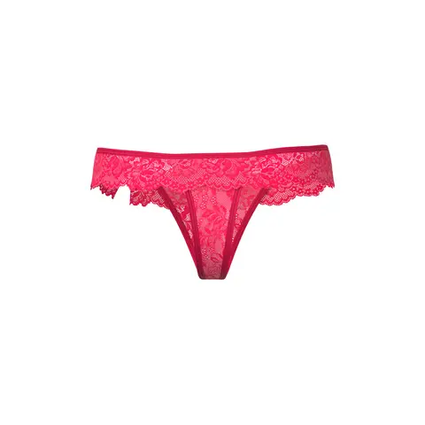 Magic Silk Get It Girl Flutter Thong Diva Pink L/XL
