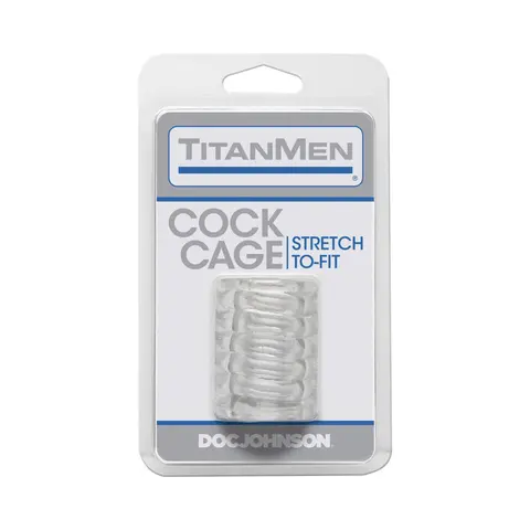 TitanMen - Cock Cage in Clear