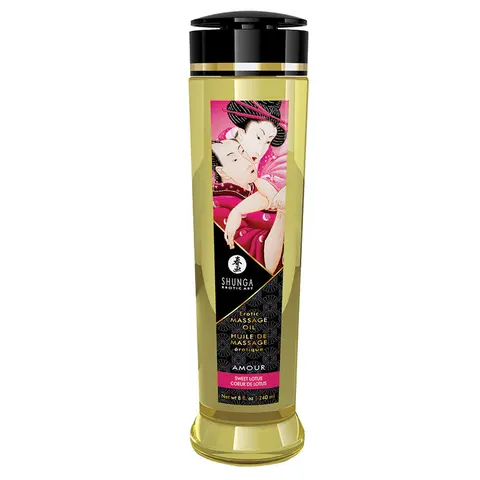 Shunga Erotic Massage Oil Amour Sweet Lotus 8 oz.