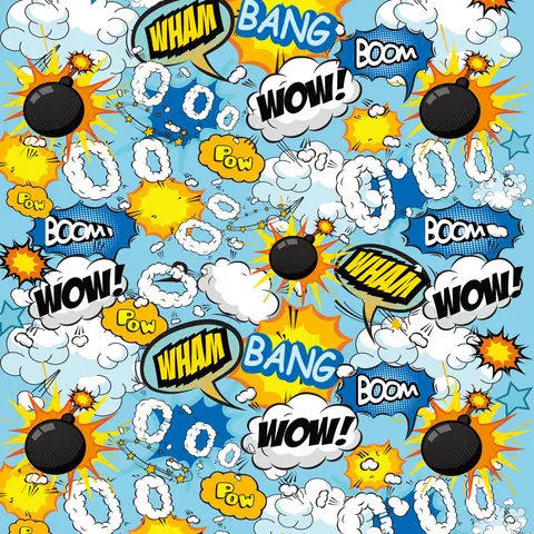 Prints Charming Pop Tease 7" Classic Vibe - Bang - Blue