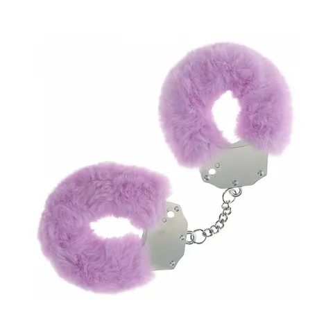 Ouch! Heavy-Duty Fluffy Handcuffs in Lavender