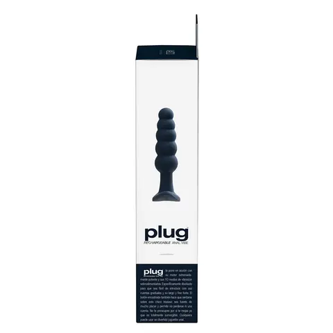 VeDO Plug Rechargeable Silicone Vibrating Anal Plug Black