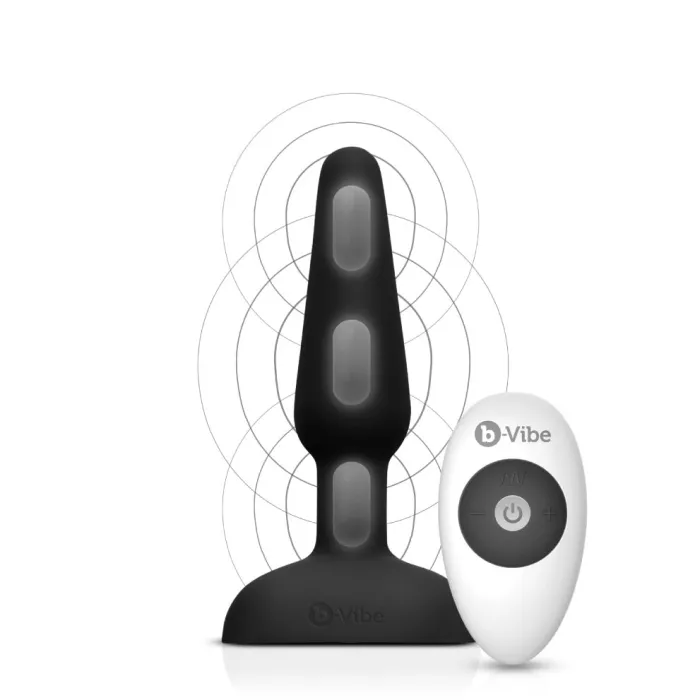 b-Vibe Trio Plug - Vibrating Butt Plug for Amazing Anal Play