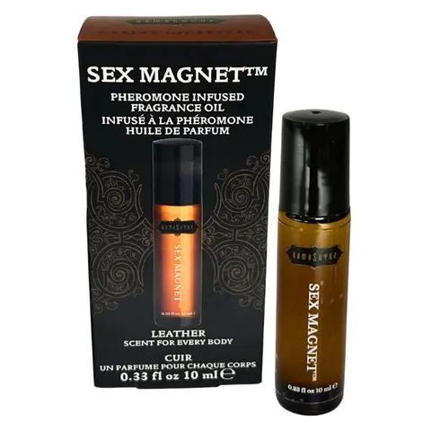 Kama Sutra Sex Magnet Pheromone Roll On Leather 0.33 oz.