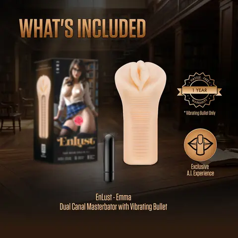EnLust Emma Male Masturbator with Bullet Vibrator