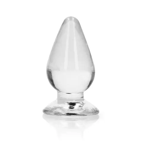 RealRock Crystal Clear 3.5 in. Anal Plug in Clear