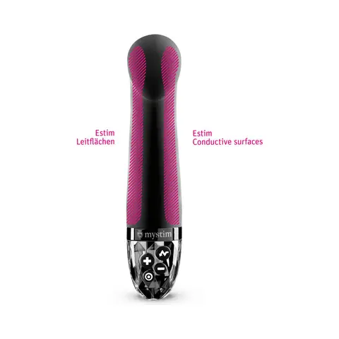 Mystim Right on Ron E-Stim Vibrator Black