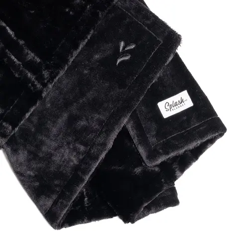 Splash Blanket Furlush Medium Black