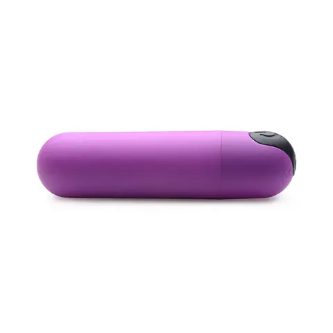 BANG! Vibrating Bullet with Remote Control in Purple