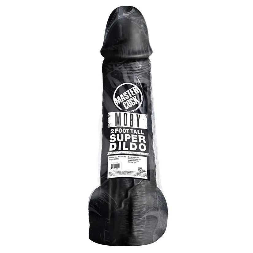 Moby 2 ft. Tall Super Dildo Black [DROP SHIP ONLY]