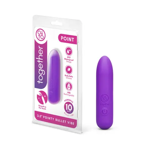 Together Mini Vibes Point 3.5 in. Pointy Bullet Vibe