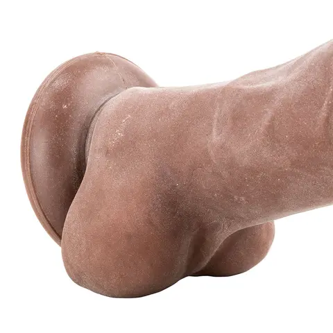 Adam & Eve Adam's True Feel Brown 7 Inch Dildo